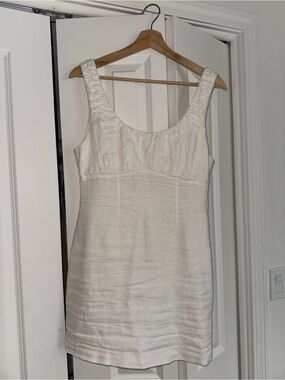 DISSH Linen Sleeveless Mini Dress